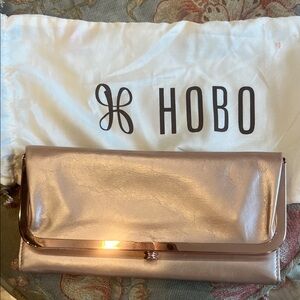 Large Hobo wallet rose gold